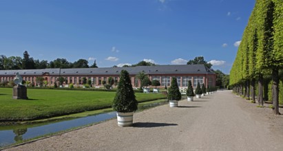 New Orangery, Schwetzingen Palace, Schwetzingen, Baden-Württemberg, Germany, Europe