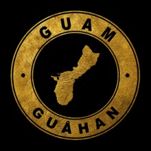 Gold Emblem of Guam, Background Map