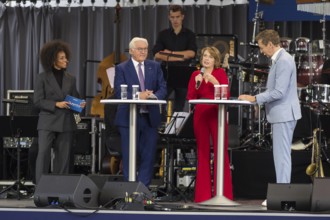 Frank-Walter Steinmeier (President of the Federal Republic of Germany) and his woman Elke