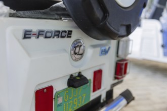 E-Force, electric tuk-tuk in India, in Gujarat, 15.09.2024