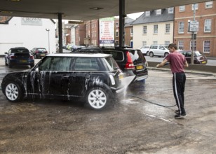 Hand car wash service Devizes, Wiltshire, England, UK