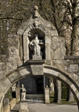 Arch of St Benedict, Collegiate Church of St Peter and St Paul, Obermarsberg, Marsberg, Sauerland,