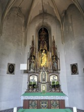 Altar in the chapel at the pilgrimage church, Gößweinstein, place of pilgrimage in Franconian