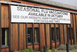 Seasonal Flu Vaccinations available at Framfield Health Centre surgery, Woodbridge, Suffolk,