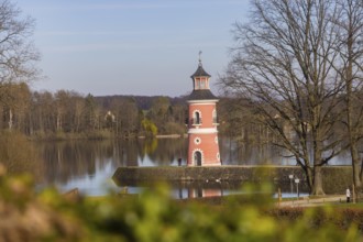 The lighthouse in Moritzburg is an inland lighthouse in Saxony. The staffage structure (folly) was