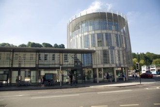 Bus station interchange building, Bath, Somerset, England, UK