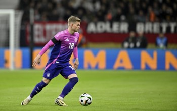 Maximilian Mittelstädt GER action on the ball, international match Germany GER vs Netherlands NED,