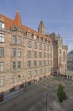 Neo-Gothic New Town Hall St. Johann built in 1900, Saarbrücken, Saarland, Germany, Europe