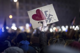 Recordings as part of the demonstration Auf die Strasse! Against the AfD's Nazi deportation plans