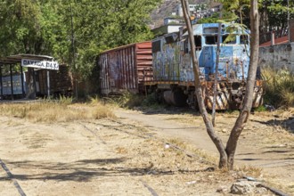 Oaxaca, Mexico, The Oaxaca Railroad Museum. The Mexican Southern Railroad began operations between