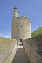 Tour de Constance walkway, defence defence tower, historic town fortifications, town wall,