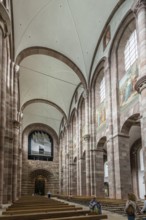 Interior view, Imperial Cathedral, Cathedral of St Mary and St Stephen, UNESCO World Heritage Site,