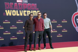 Shawn Levy (director) at the Deadpool Wolverine fan event at Uber Platz in Berlin on 7 July 2024