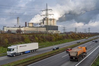 RWE Power AG's Weisweiler lignite-fired power plant in Eschweiler-Weisweiler, base load power