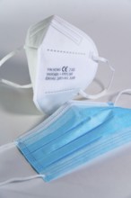 FFP2 protective masks and surgical face masks, face masks, with CE marking