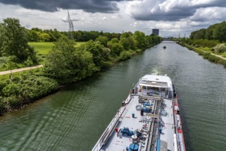 The Rhine-Herne Canal in Oberhausen, Tanker Louisa, Sorcerer's Apprentice artwork, Gasometer, North