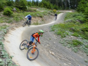 Bikepark Winterberg, on the Kappe mountain, 11 mountain bike downhill trails, in all levels of