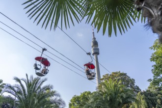 Westfalenpark, with 70 hectares, one of the largest inner-city parks in Europe, chairlift,