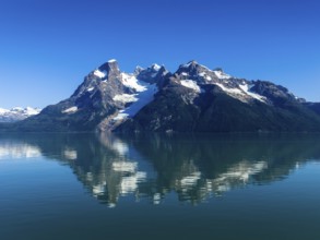 Drive through the Bay of Last Hope to the Balmaceda Glacier, Puerto Natales, Patagonia, Chile,