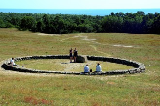 Meditation place at Backåkra, the holiday home, now museum, of the Swedish diplomat Dag