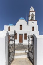 Island of Thirassia, Santorini, Church of Agios Konstantinos, Saint Constantine, Cyclades, Greece,