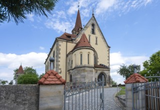 St James' Church, built around 1900, Schönberg, Middle Franconia, Bavaria, Germany, Europe