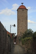 Witches' tower in Hammelburg, Lower Franconia, Bavaria, Germany, Europe