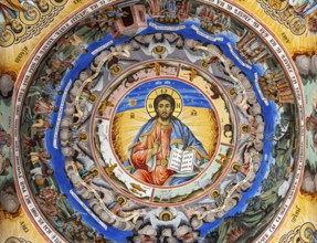 Rila Monastery frescoes, Bulgaria, Europe