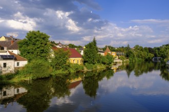 On the river Thaya, Raabs an der Thaya, Waldviertel, Lower Austria, Austria, Europe