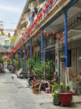 Hao Si Phuong Alley, Saigon Chinatown, Cho Lon, Ho Chi Minh City, Vietnam, Asia