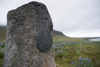 Monument to Flóki Vilgerðarson or Raven-Flóki, Icelandic Hrafna-Flóki, namesake for Iceland or