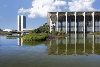 Foreign Ministry building, Itamaraty Palace or Palace of the Arches and National Congress, designed