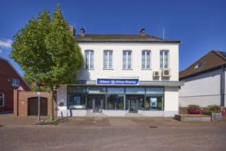 Allianz insurance agency in Bahnhofstraße in Rhede, Münsterland, Borken district, North