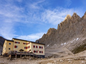 Gartlhütte, rose garden, Dolomites, South Tyrol, Italy, Europe