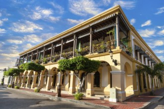 Mazatlan, Mexico-10 September, 2019: Mazatlan Old City central plaza in historic city center near