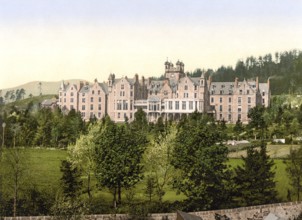 Hydropathic, Creiff, Crieff, Scotland, Historical, digitally restored reproduction from a 19th
