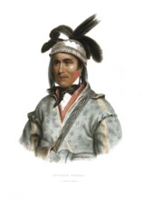 American Indian, Native American, Opothle Yoholo, Chief of the Creek tribe, United States of