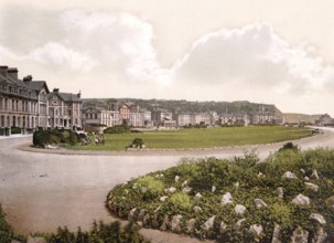 The Cave, Teignmouth, England, Historical, digitally restored reproduction from a 19th century