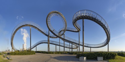 Landmark Tiger & Turtle Magic Mountain by Heike Mutter and Ulrich Genth, walk-in sculpture in the