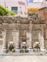 Venetian Rimondi fountain, Rethymno, Crete, Greek Islands, Greece, Europe