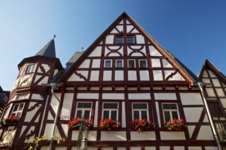 Old House, medieval half-timbered house, Bacharach on the Rhine, UNESCO World Heritage Upper Middle