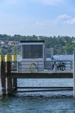 Mainau Island landing stage, Constance, Lake Constance, Baden-Württemberg, Germany.