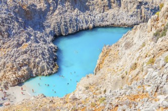 Seitan limania beach, Chania, Crete, Greek Islands, Greece, Europe