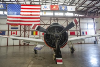 Pueblo, Colorado - The North American T-28 Trojan at the Pueblo Weisbrod Aircraft Museum. The