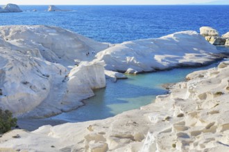 Sarakiniko beach, Sarakiniko, Milos Island, Greece, Europe