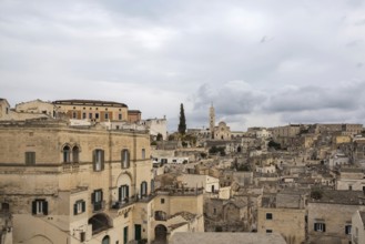 Old town, Sassi, Sassi di Matera cave settlements, UNESCO World Heritage Site, Matera, Basilicata,