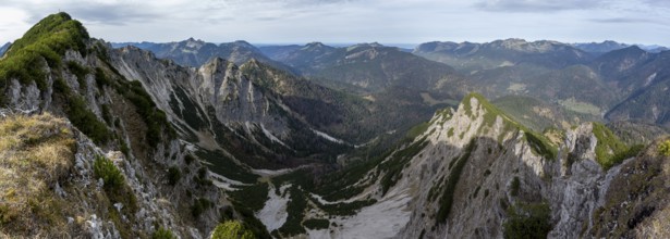 Schinderkar, Austrian and Bavarian Schinder, Tegernsee mountains in the Mangfall mountains,