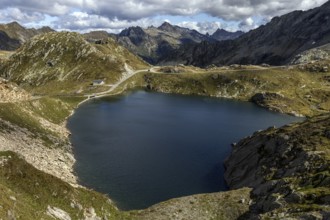 Lake Scuro, Lago Scuro, Sambuco valley, Vale Sambuco, near Fusio, Lavizzara, behind Ticino