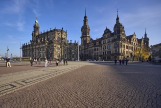 Cathedral Sanctissimae Trinitatis, Dresden Court Church, Dresden Royal Palace, Neo-Renaissance,