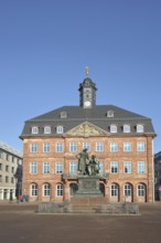 Baroque Neustadt Town Hall and Brothers Grimm National Monument, Brothers, German Fairy Tale Route,